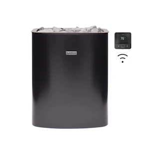 narvi Sähkökiuas narvi nc electric flow wifi 6,0kw musta