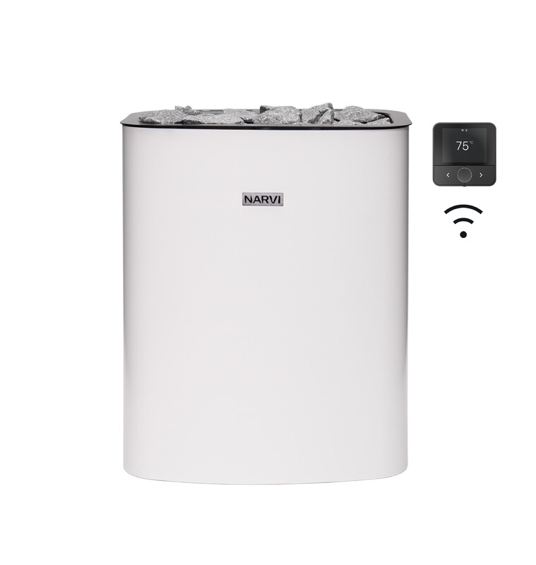 ELEKTRISK BASTUAGGREGAT NARVI NC ELECTRIC FLOW WIFI 6KW VIT