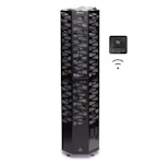 ELEKTRISK BASTUAGGREGAT NARVI SMOOTH FLOW WIFI 6,8KW SVART