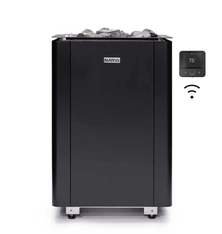 ELEKTRISK BASTUAGGREGAT NARVI ULTRA SMALL FLOW WIFI 9KWSVART
