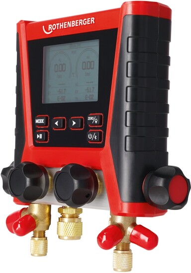 rothenberger Manometerställ rothenberger rocool maxi digital 4-väg