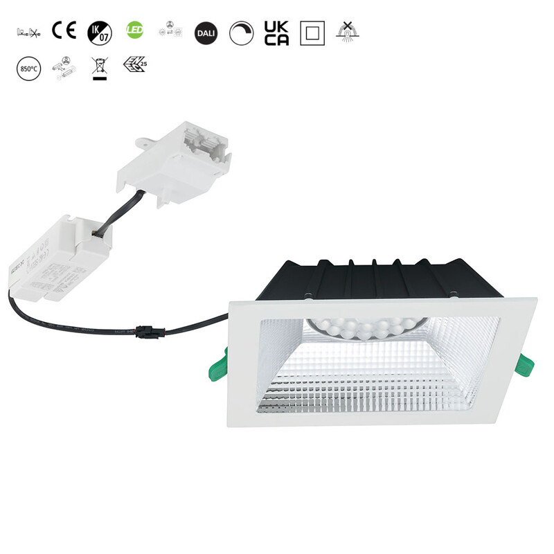 sylvania Downlight insaver ip54 200x200 2400lm 840 dali