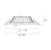 sylvania Downlight insaver topper ip54 175 9,5w 1050lm 840 pir