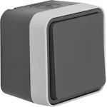 PUSH BUTTON W.1 1/10A/250V/IP55 PPJ GREY