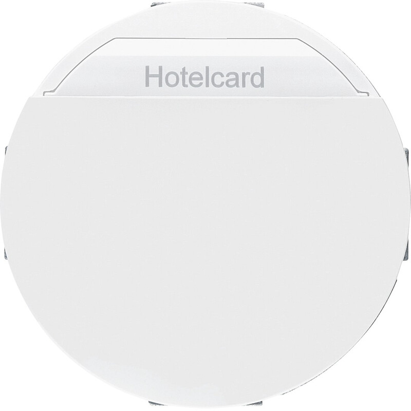 hager Hotel card switch 1930 10a 230vac white