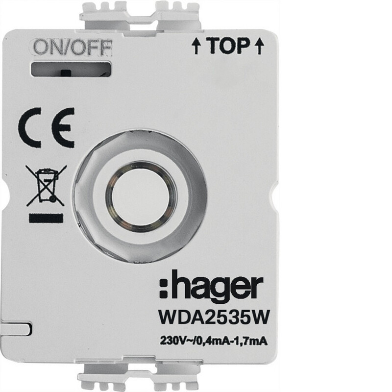 hager Merkkilamppu 1930 kytk./pain. 1.7ma/230v n-j.