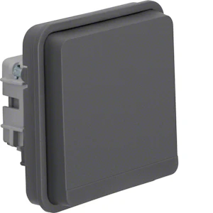 hager Socket outlet w.1 1s/16a/ip55 kj gray