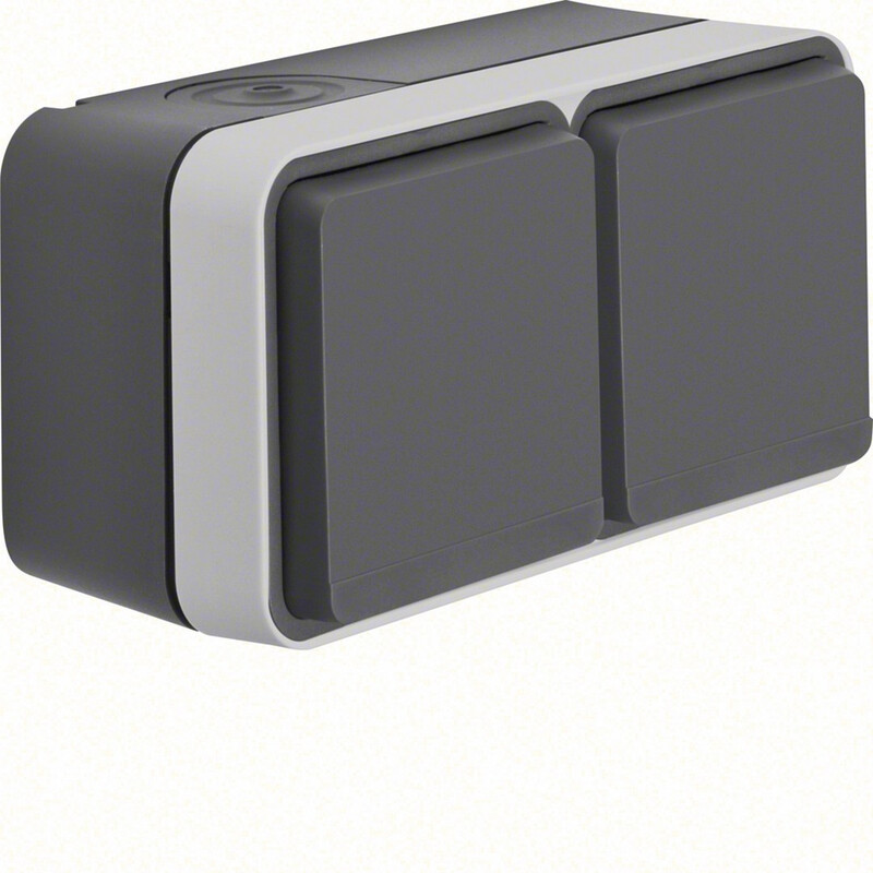 hager Pistorasia w.1 2s/16a/ip55 vaaka 2lv ppj har