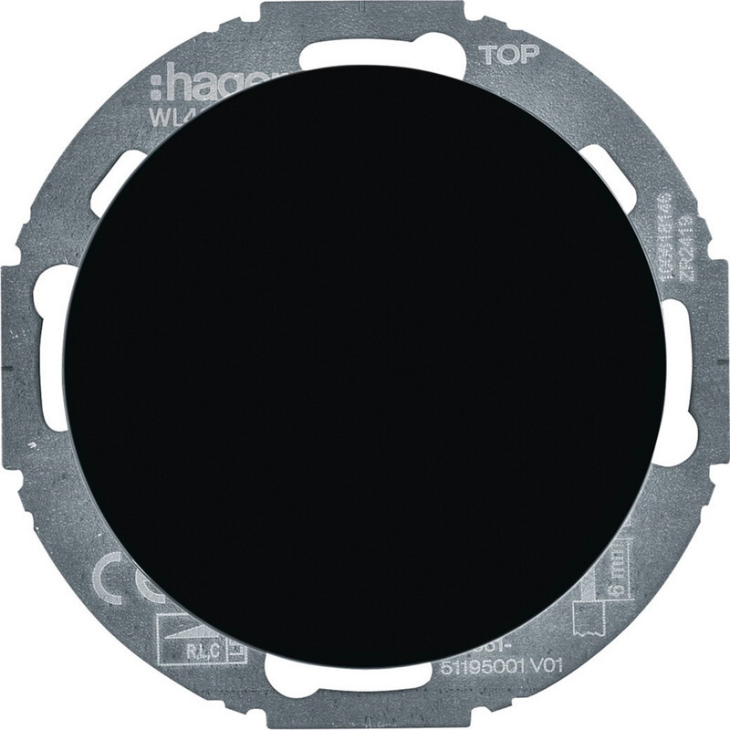 hager Dimmer r.classic 3-100w rlc+led ext. ur black