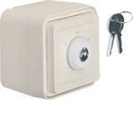 SWITCH W.1 5/10A/IP55 CURT. KL PPJ WHITE