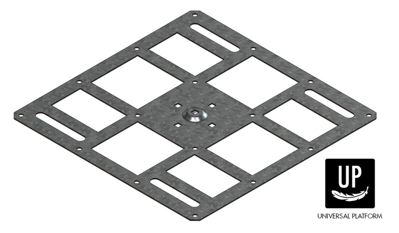 PV MOUNTING ACC. ORIMA INSTALLATION PLATE, FELT ROOF