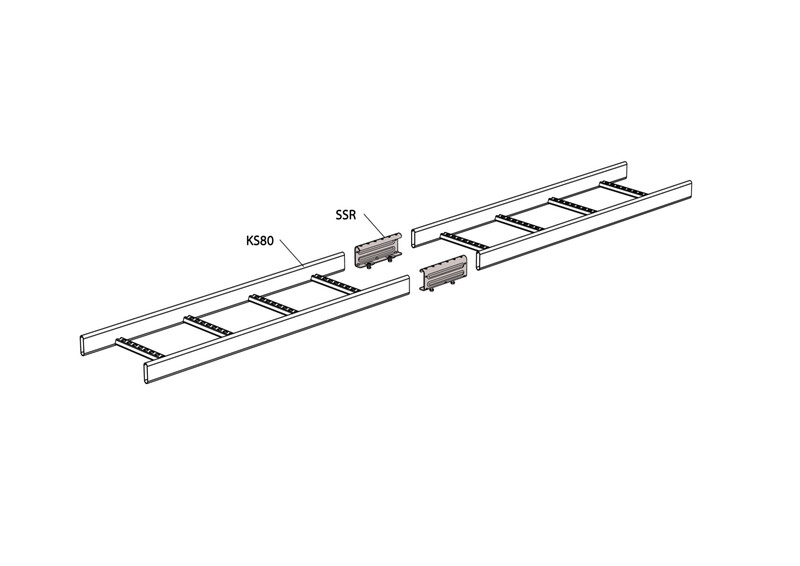 meka Coupling piece cable ladder ssr xpg