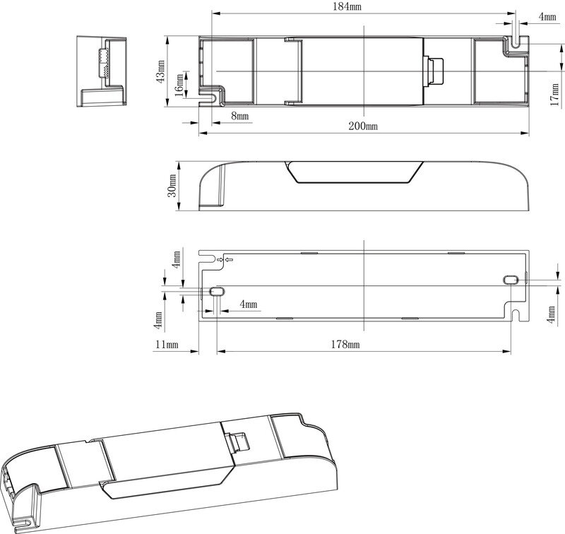 ledvance Elektriska tillbehör el kit 55v 2,3w li mt/at 3h