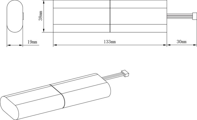 ledvance Electrical accessories el kit bat li 6.4 3.2ah 4kpl