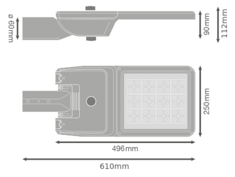 ledvance Katuvalaisin streetlight flex sl flex 90w 730 rv25st 2xzhaga