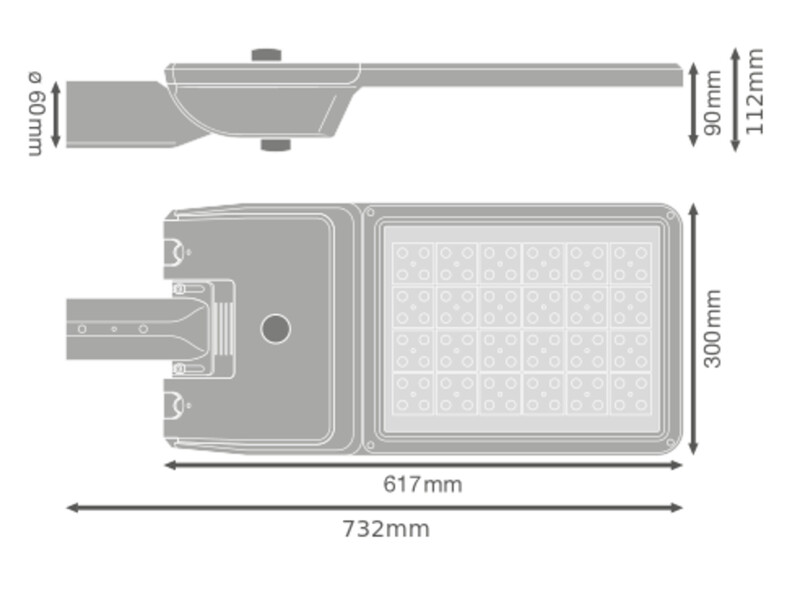 ledvance Katuvalaisin streetlight flex sl flex 164w 740 rv25st 2xzhag