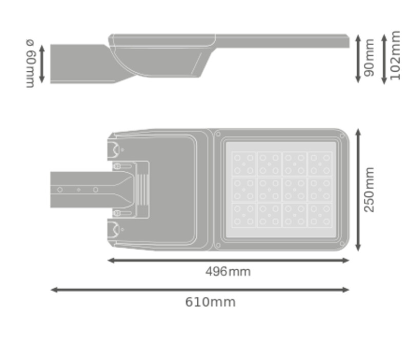 ledvance Katuvalaisin streetlight flex sl flex 90w 740 rw35st 13950lm