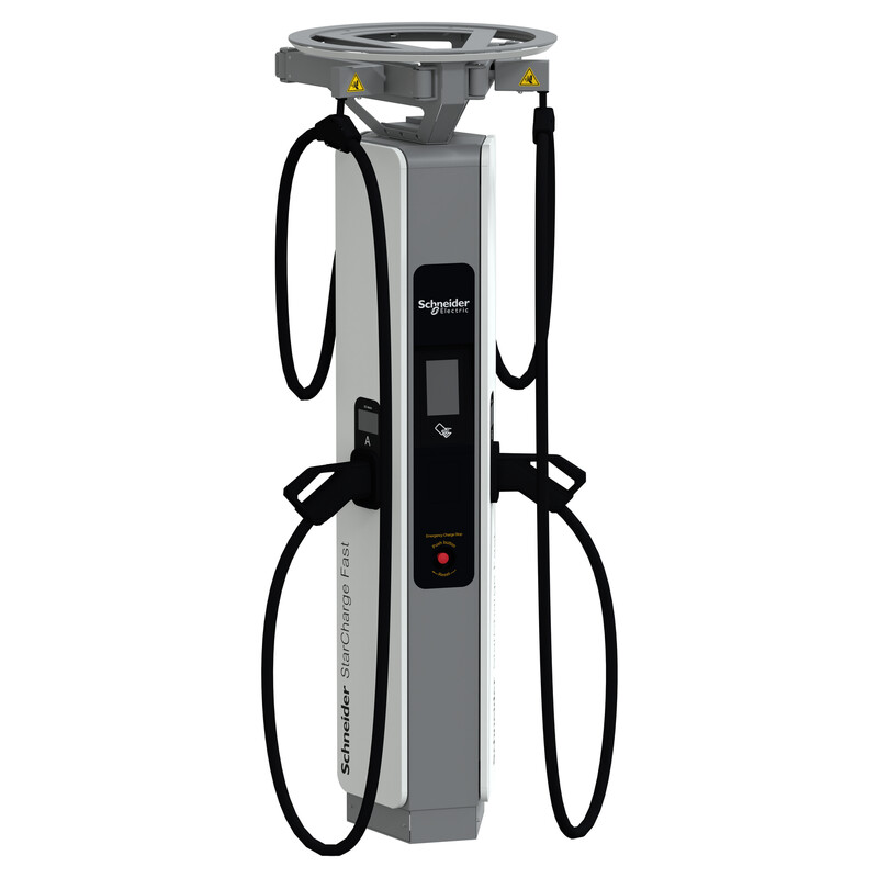 RECHARGING STATION STARCHARGE DC DISP., 380 A, 2XCCS2, 4.1M
