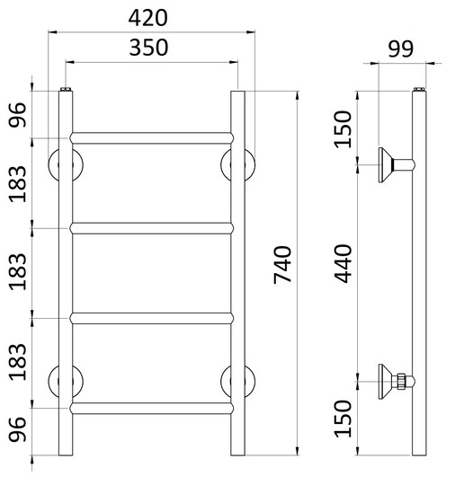 rej design Pyyhekuivain vesi rej tango bth 35744 kulo, alakytk