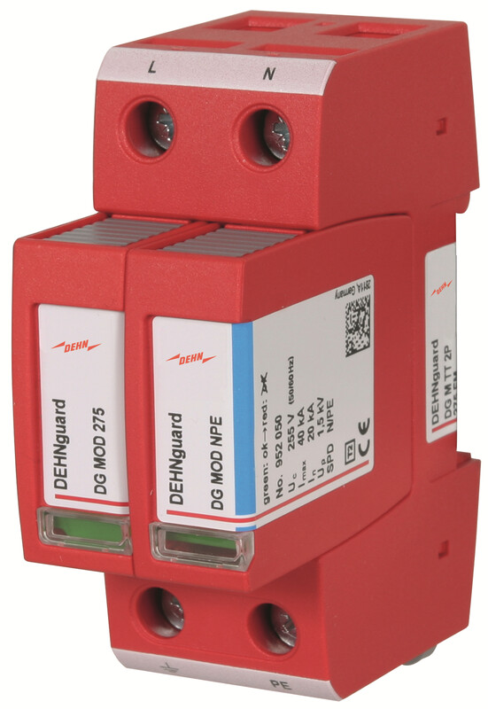 dehn Surge arrester for lv-network dg m tt 2p 275 fm