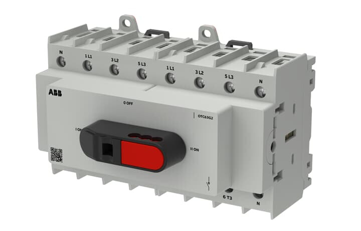 abb Brytare för lägesbyte ot plus 4-polig i-o-ii 63a 690v ac-22a