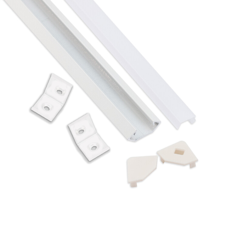 galaxy profiles Led strip po23v ap profile set 2m wh