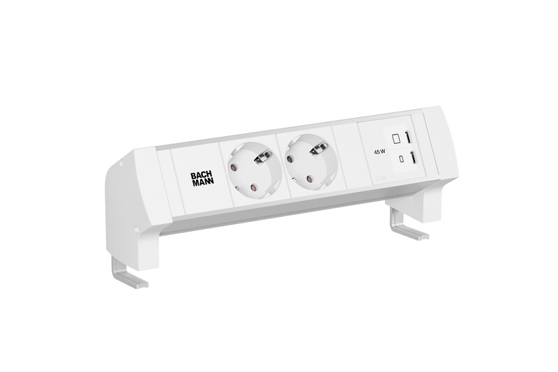 SOCKET OUTLET W USB DESK STYLE 2 X SO USB C C 45