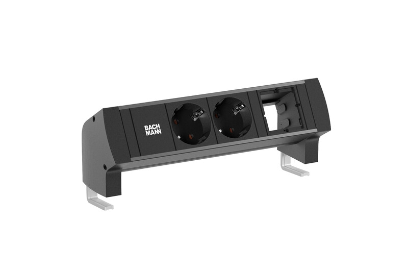 SOCKET OUTLET W USB DESK STYLE 2 X SO TYHJ. CM