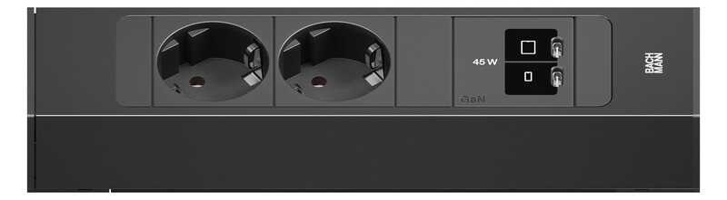 bachmann Socket outlet casia casia 2 2 x sockets usb ac