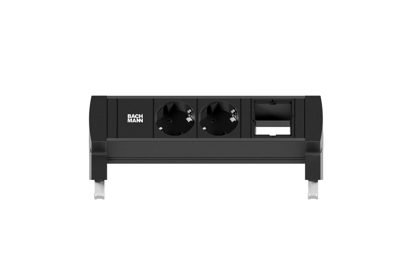 bachmann Socket outlet w usb desk style 2 x so tyhj. cm
