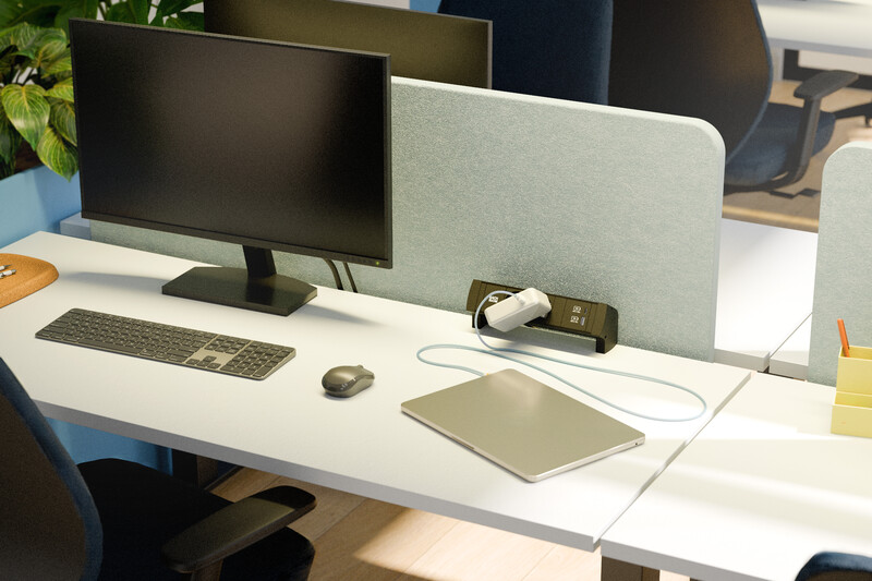 bachmann Socket outlet w usb desk style 2 x so usb a c