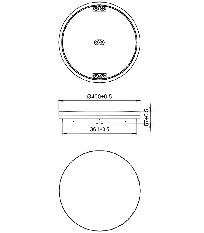 philips Uni.armatu coreline wall-mount 4200lm cct ip54 on/off d400