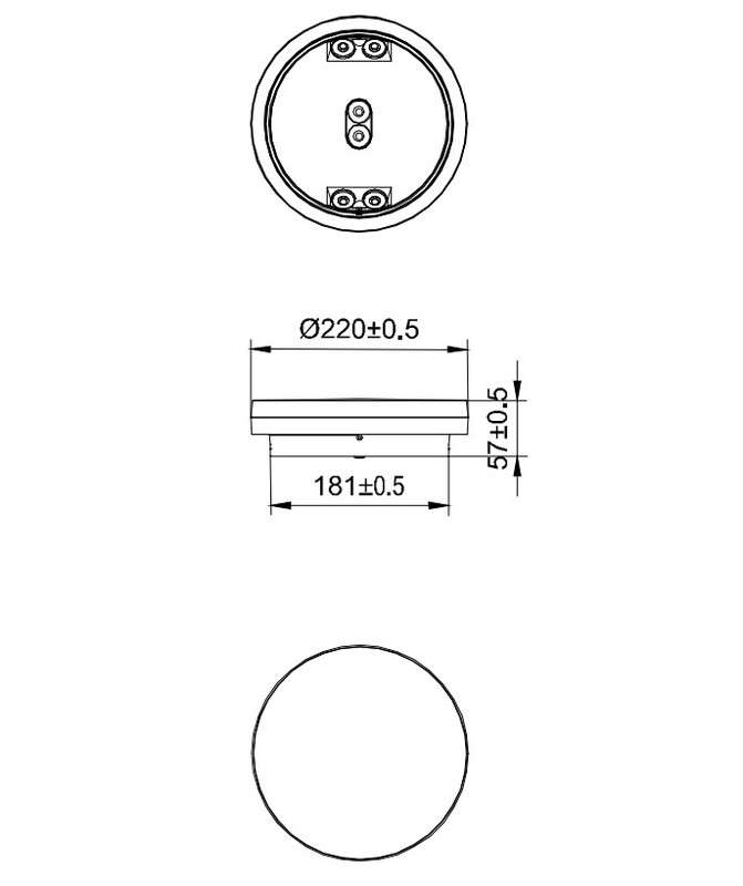 philips Uni.armatu coreline wall-mount 1850lm cct ip54 on/off d220
