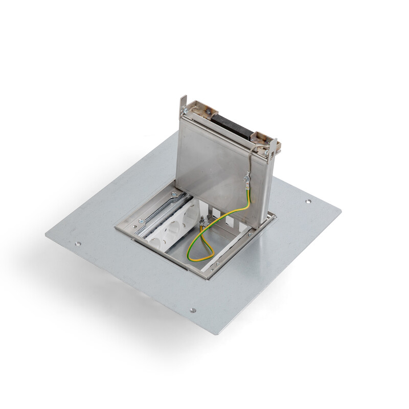 FLOOR BOX ELWO 6S 6-KEYST. 80MM IP20 2KN RST