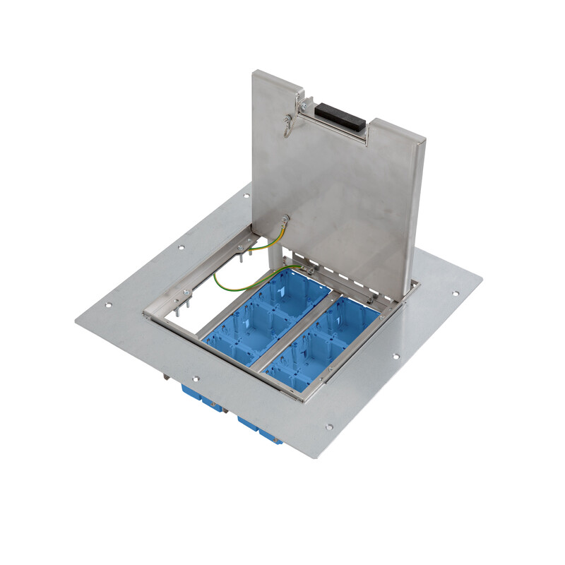FLOOR BOX ELWO 6WA 16-KST 120MM IP20 2KN RST