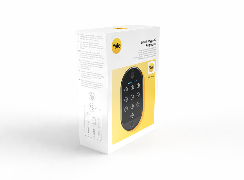yale Näppäimistö yale smart keypad2 sormenjälkilukijalla
