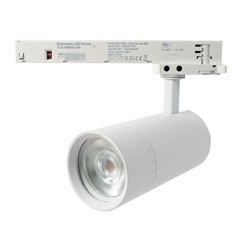 KOHDEVALAISIN SHOP WHITE ZOOM 35W 3250LM TRIAC 3CCT