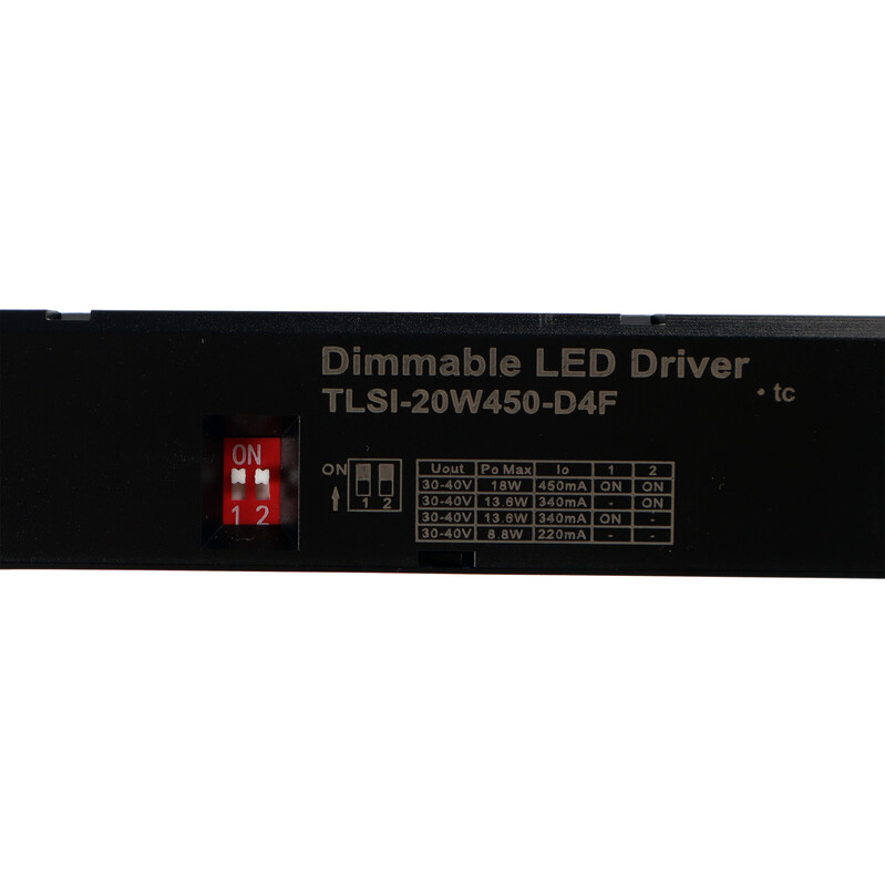 ftlight Kohdevalaisin shop black zoom 25w 1560lm triac 3cct