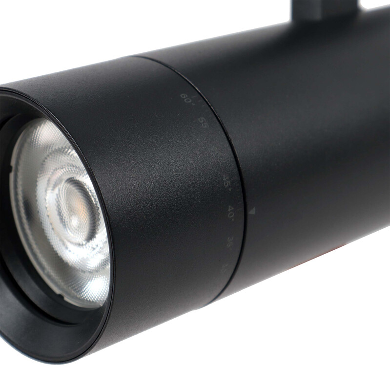 ftlight Kohdevalaisin shop black zoom 35w 2600lm triac 3cct