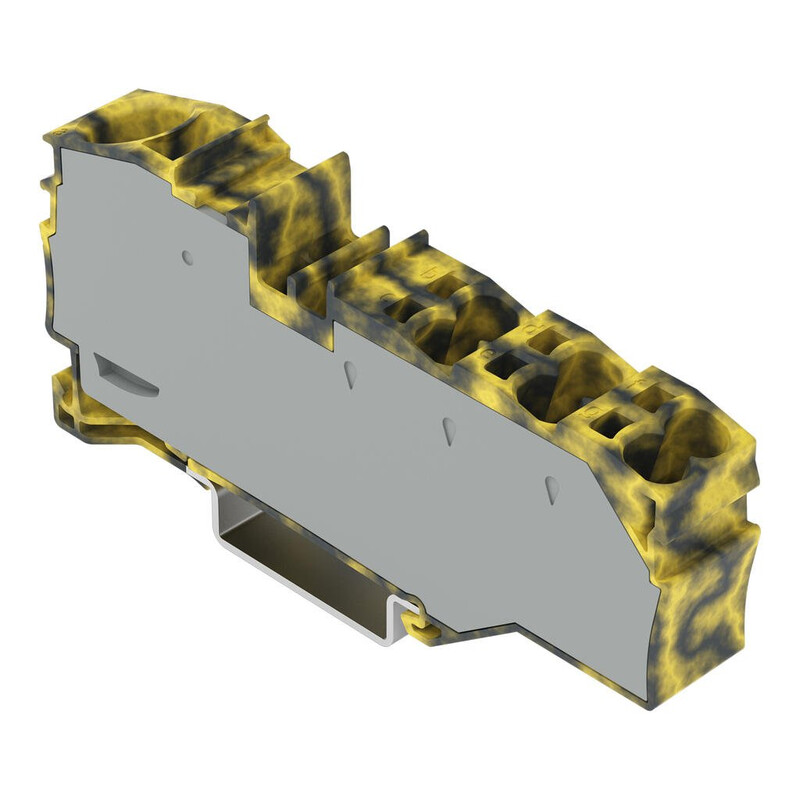 HAAROITUSLIITIN WAGO 1x16 mm2/6x4(6)mm2, KEL/HAR