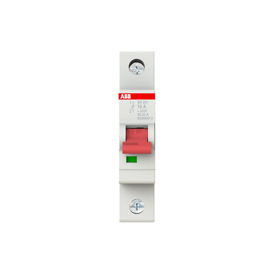LOAD BREAK SWITCH LEVER ABB SD201/16, 1P 16A