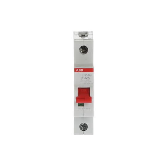 LASTBRYTARE MED VIPPA ABB SD201/32, 1P 32A