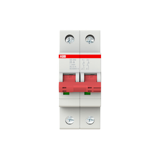 LOAD BREAK SWITCH LEVER ABB SD202/25, 2P 25A