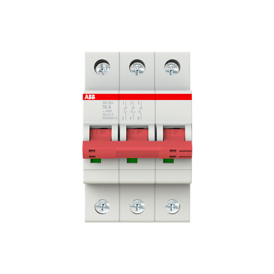 LOAD BREAK SWITCH LEVER ABB SD203/50, 3P 50A
