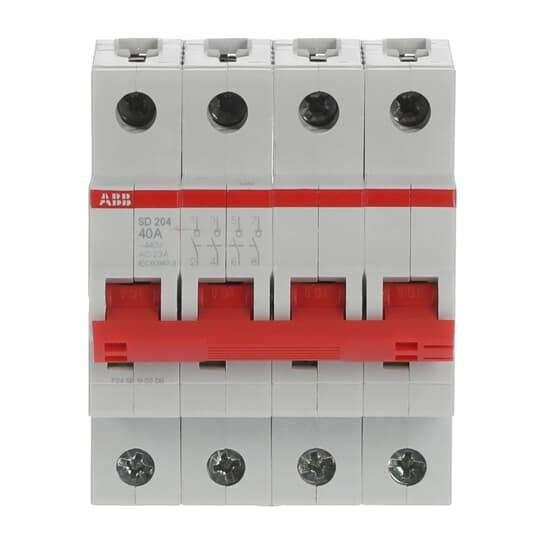 LASTBRYTARE MED VIPPA ABB SD204/40, 4P 40A