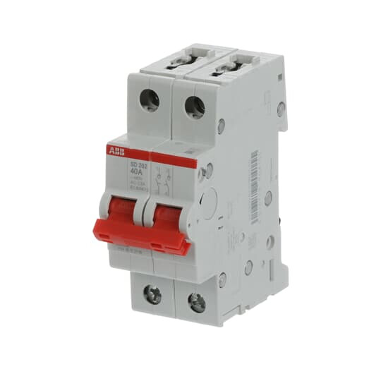abb Lastbrytare med vippa abb sd202/40, 2p 40a