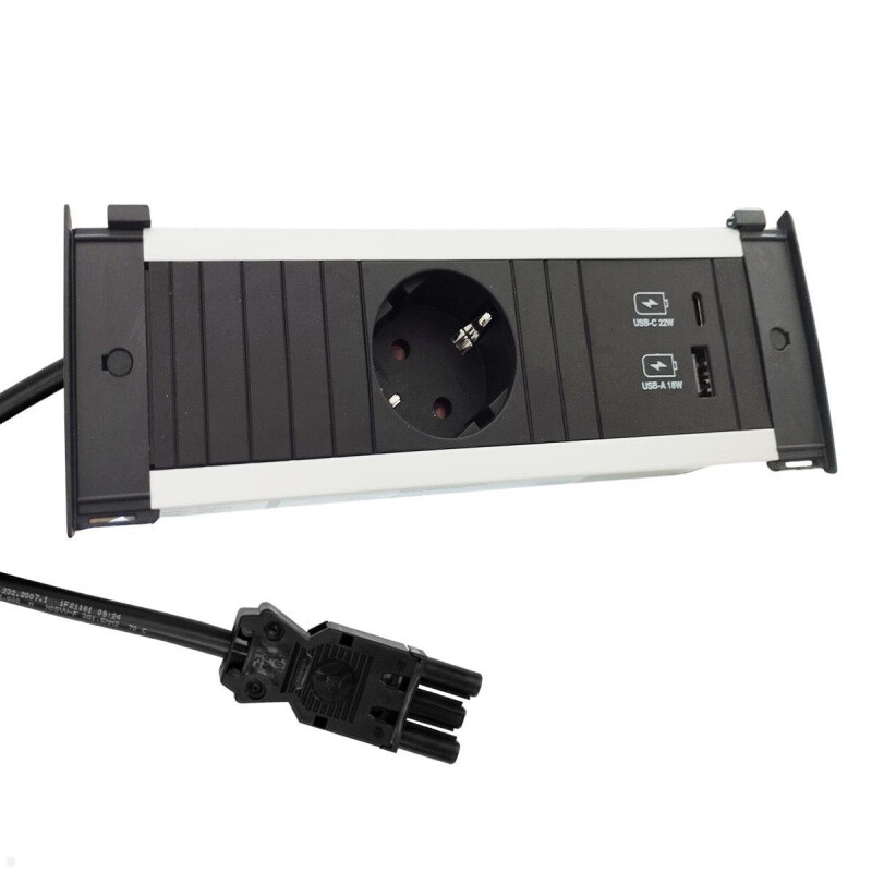 SOCKET OUTLET W USB KAPSA S SCHUKO USB A C