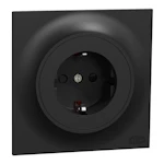 SOCKET-OUTLET ELKO ONE SINGLE SO SCHUKO SCREWLESS