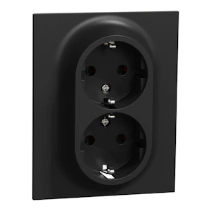 elko Socket-outlet elko one double so schuko screwless