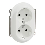 SOCKET-OUTLET ELKO ONE DSO SCHUKO C-PLATE SCREWLESS